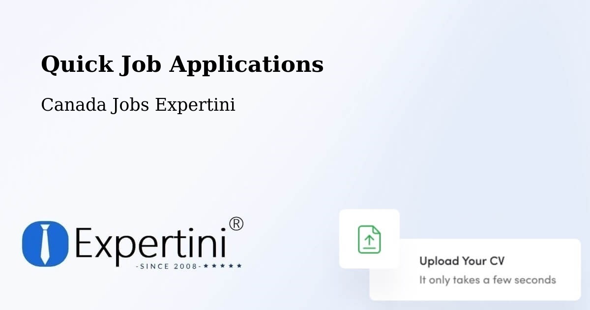 Quick Job Applications - Canada Jobs Expertini